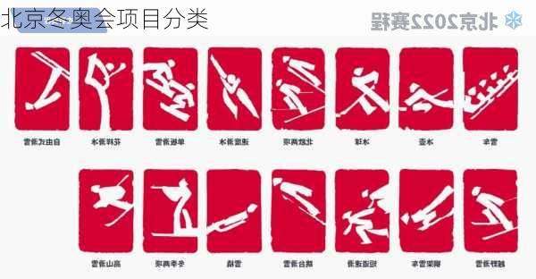 北京冬奥会项目分类
