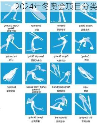 2024年冬奥会项目分类
