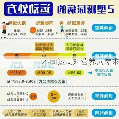不同运动对营养素需求
