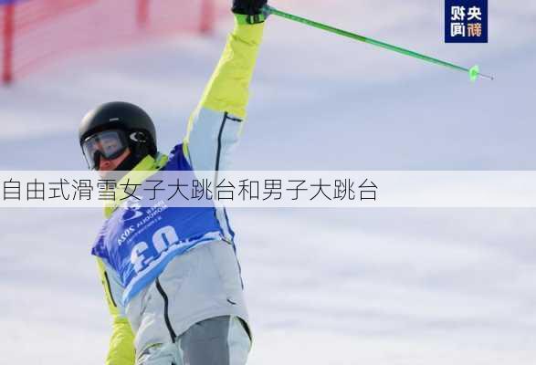 自由式滑雪女子大跳台和男子大跳台