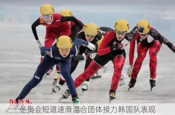 冬奥会短道速滑混合团体接力韩国队表现