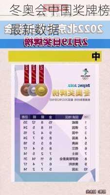 冬奥会中国奖牌榜最新数据
