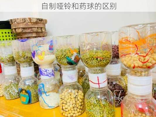 自制哑铃和药球的区别