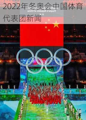 2022年冬奥会中国体育代表团新闻