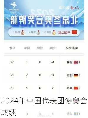 2024年中国代表团冬奥会成绩