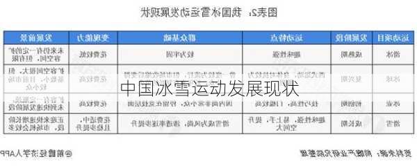 中国冰雪运动发展现状