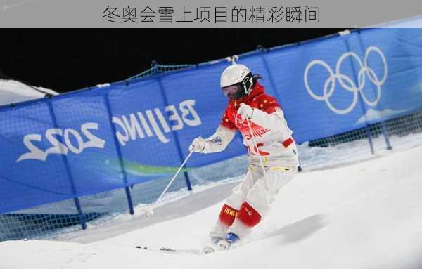 冬奥会雪上项目的精彩瞬间