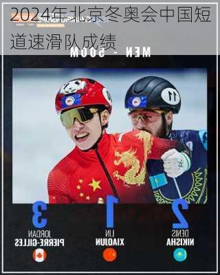 2024年北京冬奥会中国短道速滑队成绩