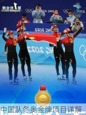 中国队冬奥金牌项目详解
