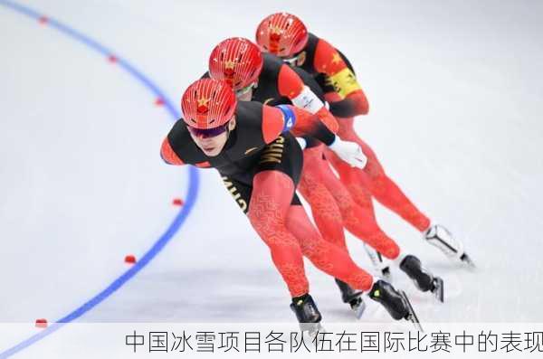 中国冰雪项目各队伍在国际比赛中的表现