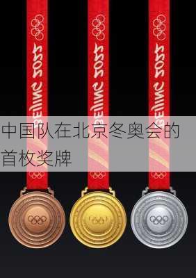 中国队在北京冬奥会的首枚奖牌
