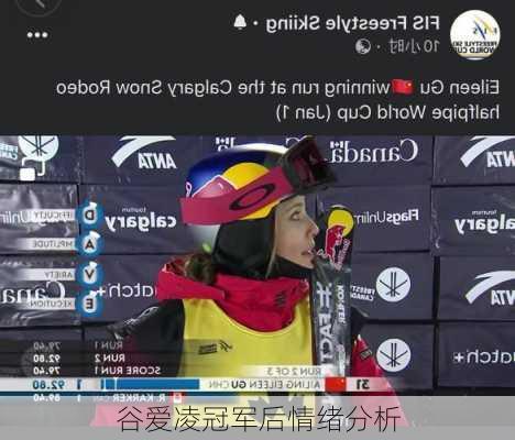 谷爱凌冠军后情绪分析