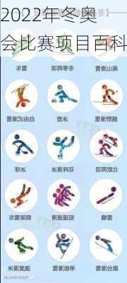 2022年冬奥会比赛项目百科