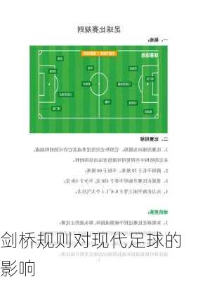 剑桥规则对现代足球的影响