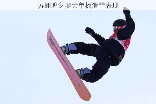 苏翊鸣冬奥会单板滑雪表现