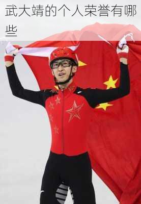 武大靖的个人荣誉有哪些
