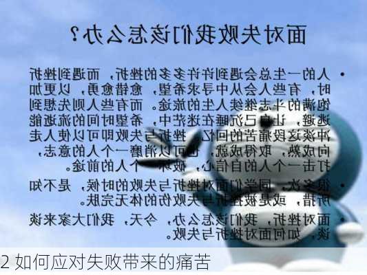 2 如何应对失败带来的痛苦