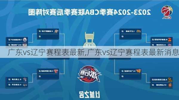 广东vs辽宁赛程表最新,广东vs辽宁赛程表最新消息