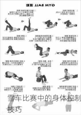 雪车比赛中的身体控制技巧