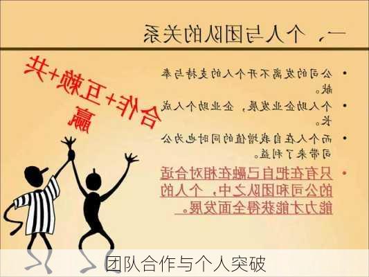 团队合作与个人突破