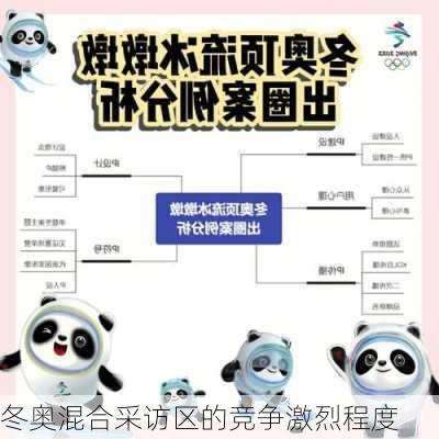 冬奥混合采访区的竞争激烈程度