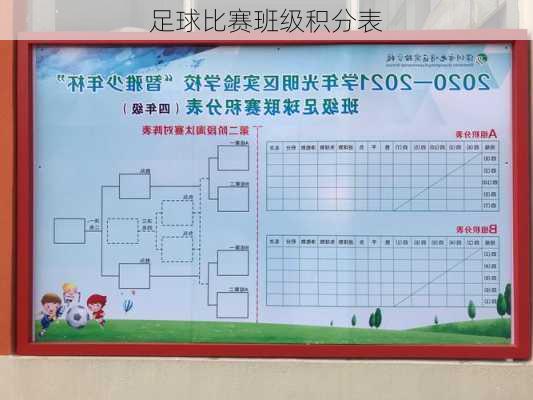 足球比赛班级积分表
