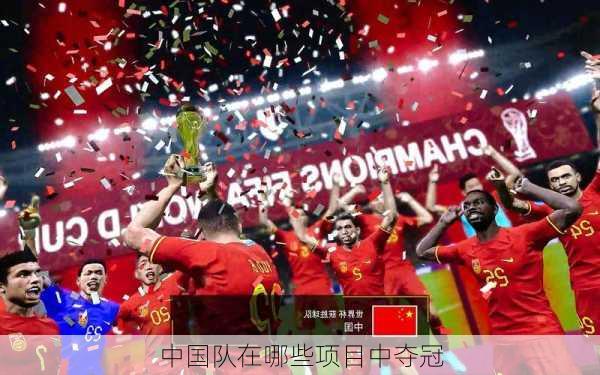 中国队在哪些项目中夺冠