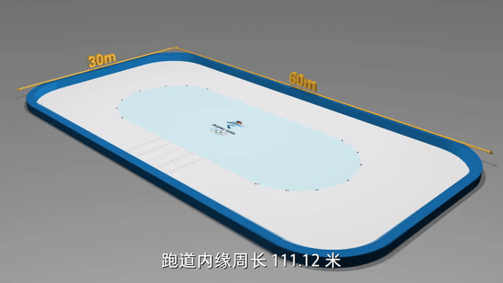 短道速滑比赛场地设置