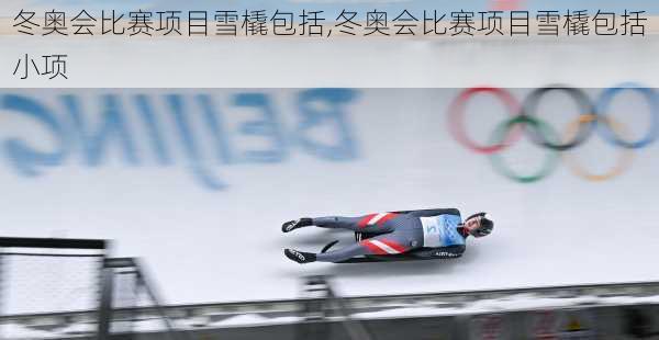 冬奥会比赛项目雪橇包括,冬奥会比赛项目雪橇包括小项