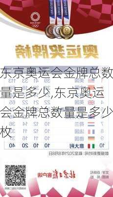 东京奥运会金牌总数量是多少,东京奥运会金牌总数量是多少枚