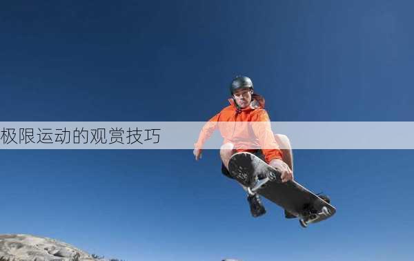 极限运动的观赏技巧