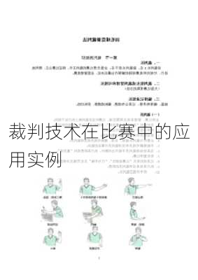 裁判技术在比赛中的应用实例