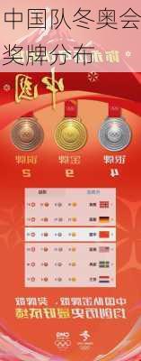 中国队冬奥会奖牌分布