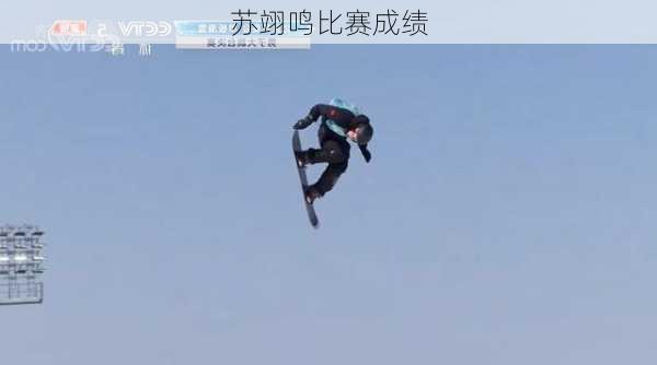 苏翊鸣比赛成绩