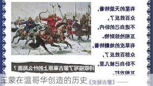 王蒙在温哥华创造的历史