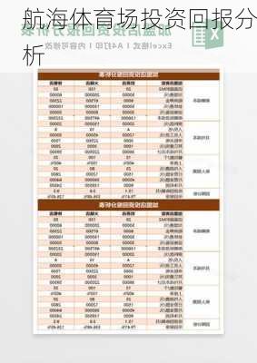 航海体育场投资回报分析