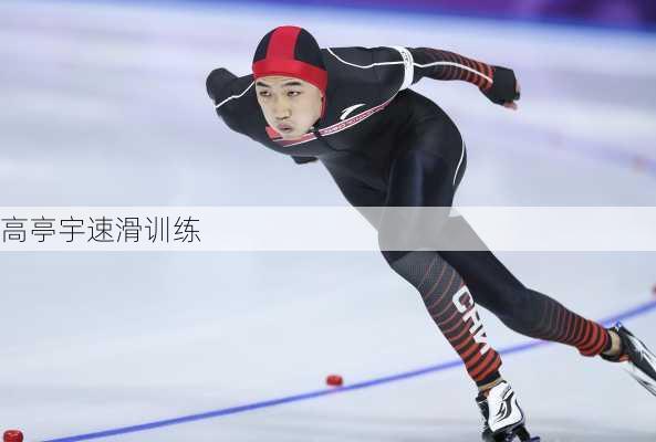 高亭宇速滑训练