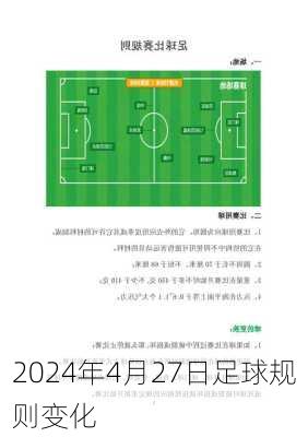 2024年4月27日足球规则变化