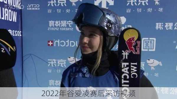 2022年谷爱凌赛后采访视频