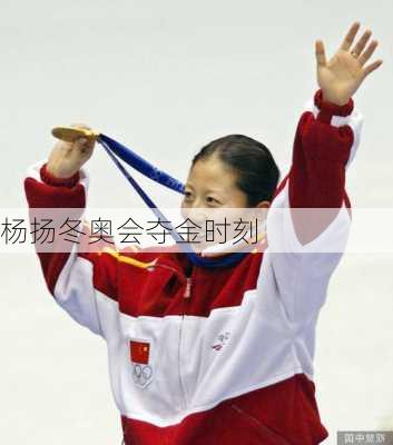 杨扬冬奥会夺金时刻