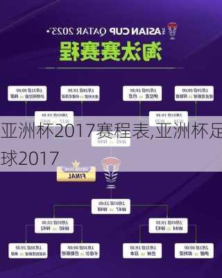 亚洲杯2017赛程表,亚洲杯足球2017