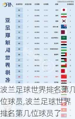 波兰足球世界排名第几位球员,波兰足球世界排名第几位球员了