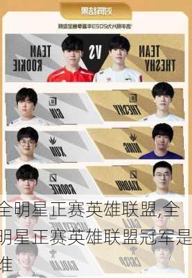 全明星正赛英雄联盟,全明星正赛英雄联盟冠军是谁