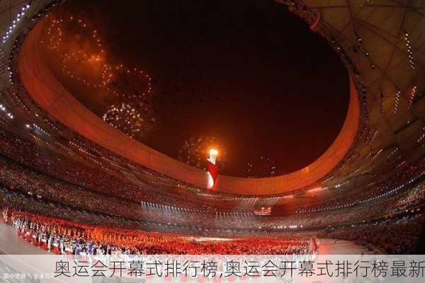 奥运会开幕式排行榜,奥运会开幕式排行榜最新