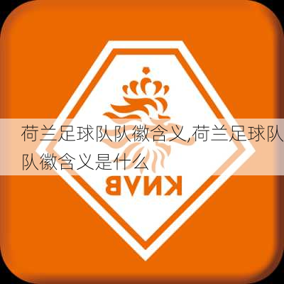 荷兰足球队队徽含义,荷兰足球队队徽含义是什么