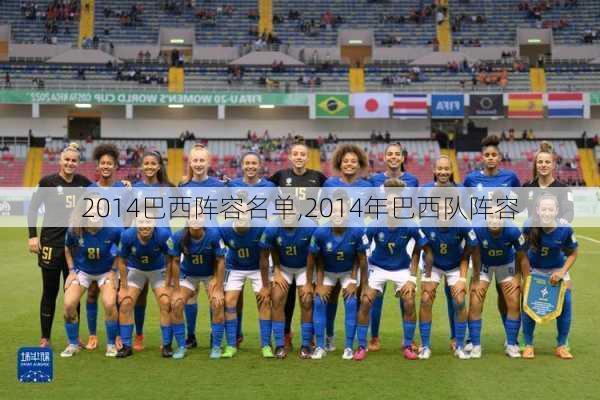 2014巴西阵容名单,2014年巴西队阵容