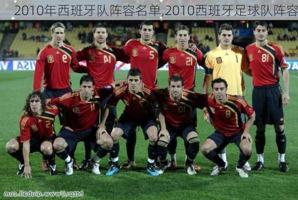 2010年西班牙队阵容名单,2010西班牙足球队阵容