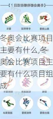 冬奥会比赛项目主要有什么,冬奥会比赛项目主要有什么项目组成