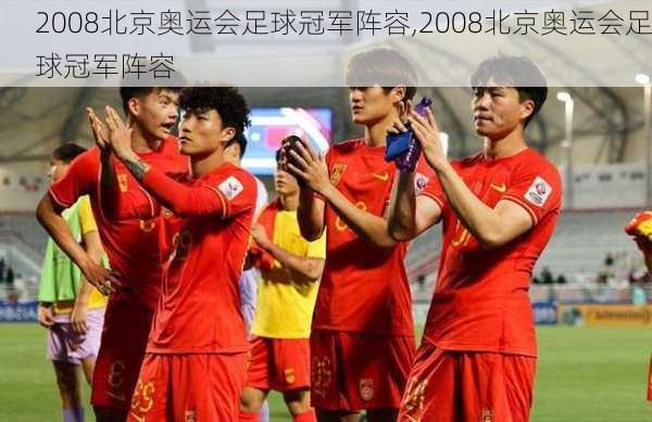 2008北京奥运会足球冠军阵容,2008北京奥运会足球冠军阵容