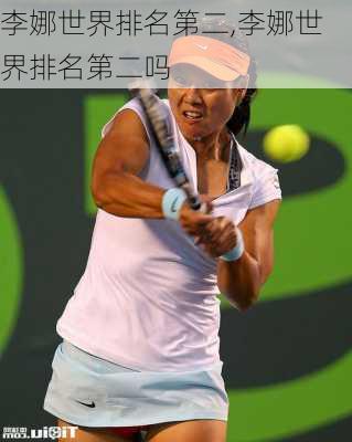 李娜世界排名第二,李娜世界排名第二吗